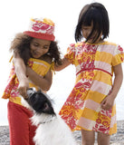 Reversible Summer Hat - Saffron