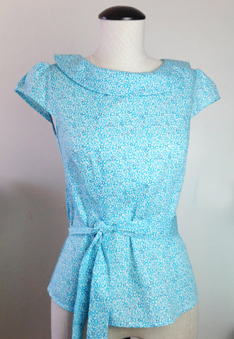 The Audrey Blouse - Sea Glass