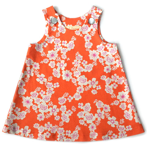 Caterpillar Dress - Cherry Blossoms