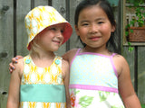 Reversible Summer Hat - Tangerine