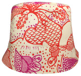 Reversible Summer Hat - Pink Thistle