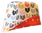 Reversible Summer Hat - Mod Cats