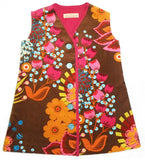Velvet Vest Dress - Brown