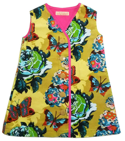 Velvet Vest Dress - Butterscotch