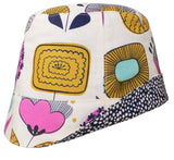 Reversible Summer Hat - Mod Flowers