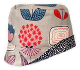 Reversible Summer Hat - Pop Garden