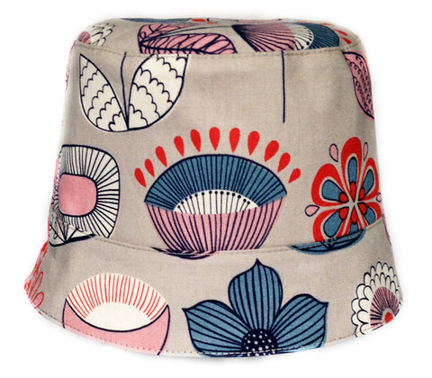 Reversible Summer Hat - Pop Garden