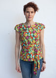 The Audrey Blouse - Brushstrokes (30% OFF)