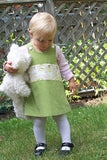Soft Green Caterpillar Dress