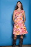 The Vintage Flare Dress - Flame (50% OFF)