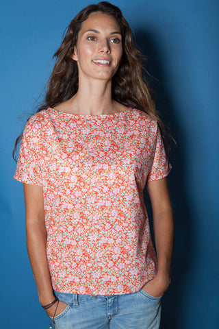 The Liberty Top - Retro Floral