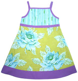 Girls' summer spirit dress in honey by Red Thread Design