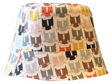 Reversible Summer Hat - Mod Cats