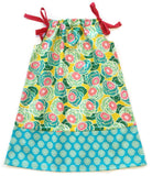 girls ribbon sundress converts from a dress to a top
