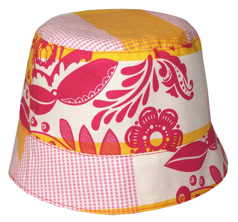 Reversible Summer Hat - Saffron – Red Thread Design