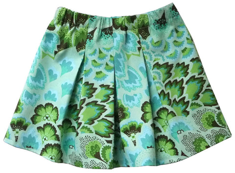 Pleated Skirt - Aqua (50% OFF, Size 3 only)